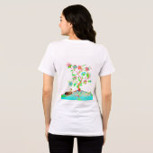 アヒルと命の木 トライブレンドＴシャツ (裏面全面)