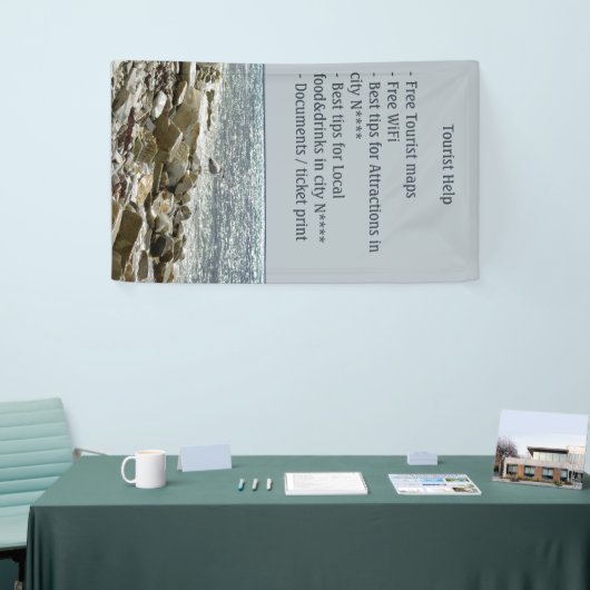 アヒルと海 横断幕 (トレードショー)