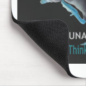 アヒルと私がこのような目覚め&ハクナマタタ文字 マウスパッド (コーナー)