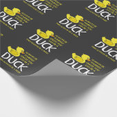 アヒルになれない限り、自分でいなさい ラッピングペーパー (角)