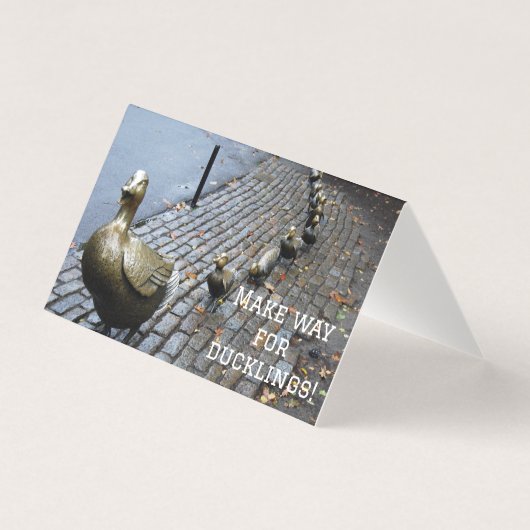 アヒルに道を譲る (正面)