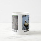 アヒルに道を開け! コーヒーマグカップ (中央)