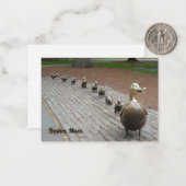 アヒルに道を開け! ノートカード (正面/裏面インサイチュ)