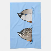 アヒルのお尻 キッチンタオル (縦)