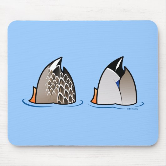 アヒルのお尻 マウスパッド (正面)