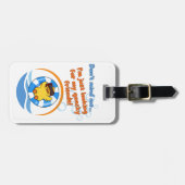 アヒルのためのクルーズセーリング ラゲッジタグ (正面横)