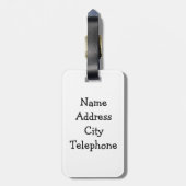 アヒルのためのクルーズセーリング ラゲッジタグ (裏面縦)