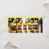 アヒルのための素敵な天気フラットゲットウェルカード カード (正面/裏面インサイチュ)