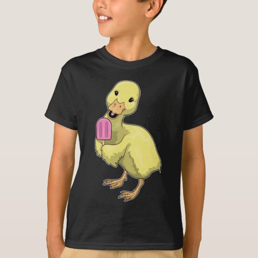 アヒルのアイスクリーム Tシャツ (正面)