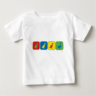 アヒルのアヒルのアヒルのガチョウのポップアート ベビーTシャツ