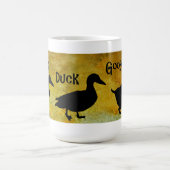 アヒルのアヒルのガチョウ! コーヒーマグカップ (中央)