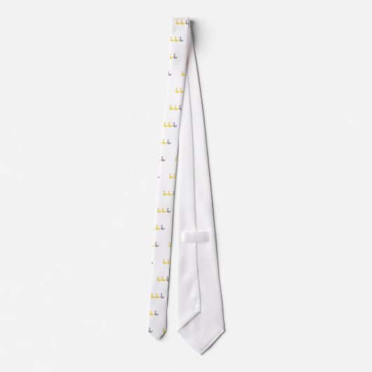 アヒルのアヒルの灰色のアヒルプロダクト ネクタイ (裏面)