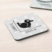 アヒルのウサギの幻想 コースター (左側)