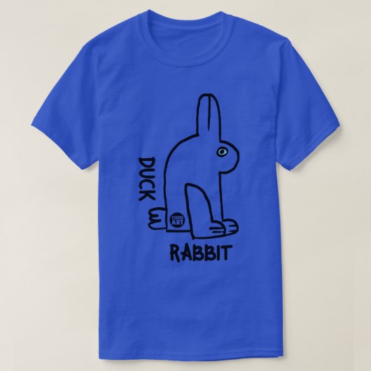 アヒルのウサギ Tシャツ (デザイン正面)