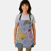 アヒルのエプロンの雨滴 エプロン (インサイチュ)