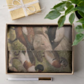 アヒルのカラフルなヴィンテージの絵を描くこと 薄葉紙 (ギフト)