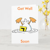 アヒルのクラッシュ・アニメが早く上達 カード (黄色い花)