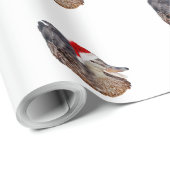 アヒルのクリスマスラッピング紙 ラッピングペーパー (ロールコーナー)