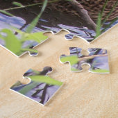 アヒルのクローズアップ写真 ジグソーパズル (側面)