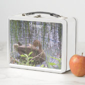 アヒルのクローズアップ写真 メタルランチボックス (インサイチュ)