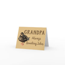 アヒルのグリーティングカード