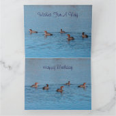 アヒルのグループ カード (内部)