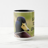 アヒルのコーヒー・マグを救って下さい マグカップ (中央)