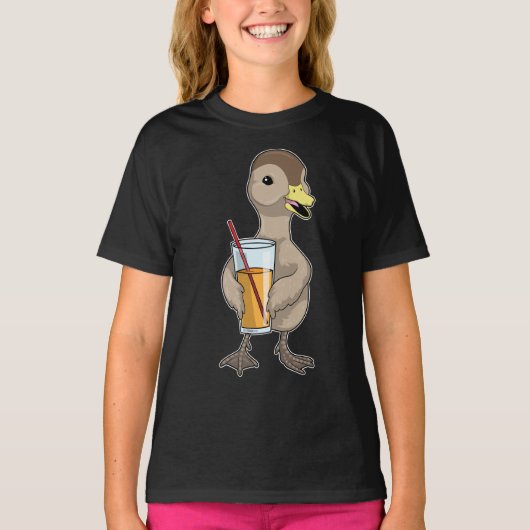 アヒルのジュース Tシャツ (正面)
