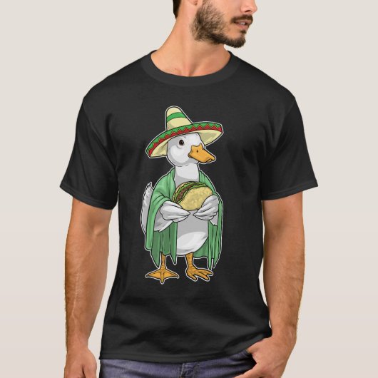 アヒルのタコス Tシャツ (正面)