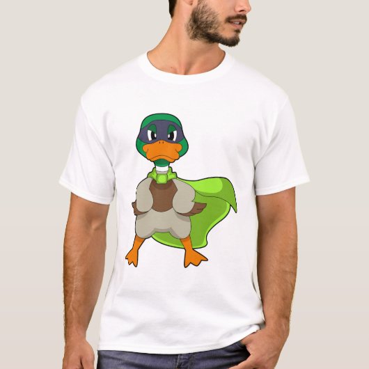 アヒルのヒーローマント Tシャツ (正面)