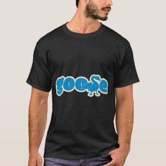 アヒルのブルー・コメディー・アニマル Tシャツ