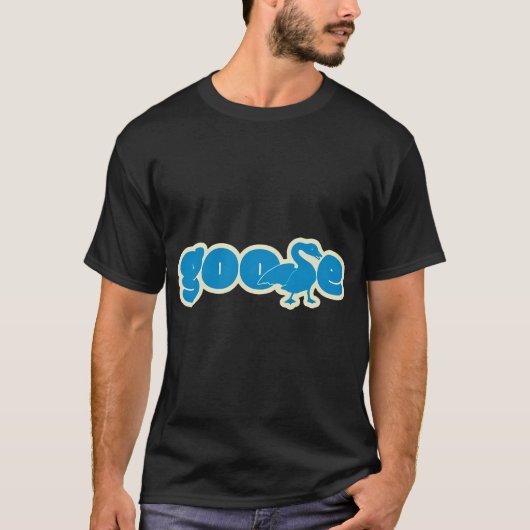 アヒルのブルー・コメディー・アニマル Tシャツ (正面)