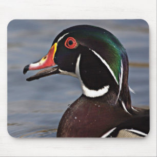 アヒルのプロフィール マウスパッド