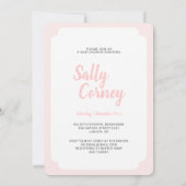 アヒルのベビーシャワー招待状 招待状 (裏面)