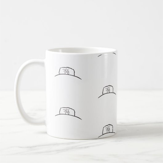 アヒルのマグカップ、アヒルのベッドのマグカップ。かわいいアヒルのマグカップ コーヒーマグカップ (左)