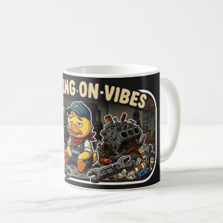 アヒルのユーモア コーヒーマグカップ