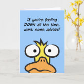 アヒルの一撃（良くなる） カード (黄色い花)