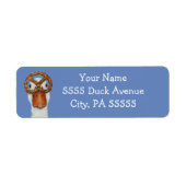 アヒルの住所 シール (正面)