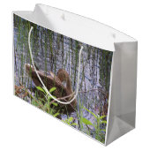 アヒルの写真を閉じる ラージペーパーバッグ (裏面アングル)