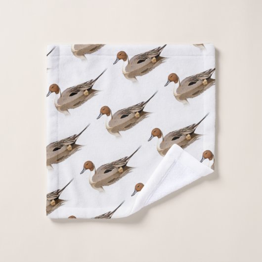 アヒルの反射 バスタオルセット (ウォッシュタオル)