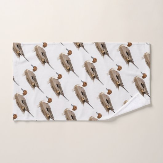 アヒルの反射 バスタオルセット (ハンドタオル)