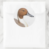 アヒルの反射 ラウンドシール (バッグ)