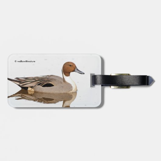 アヒルの反射 ラゲッジタグ (裏面横)