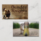 アヒルの名刺 名刺 (正面/裏面)