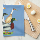 アヒルの四つ組 キッチンタオル (四つ折り)