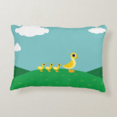 アヒルの家族 アクセントクッション (裏面)