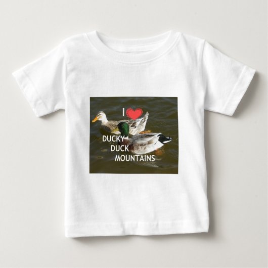 アヒルの山々 ベビーTシャツ (正面)