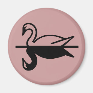 アヒルの影 マグネット