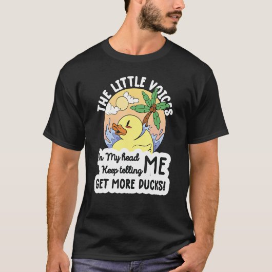 アヒルの所有者ラバーアヒル Tシャツ (正面)