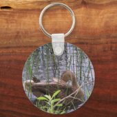 アヒルの手入れ キーホルダー (正面)